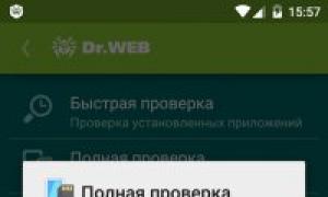 Antivirus Doctor Web (Dr Web) pre Android: Bezplatná online ochrana tabliet