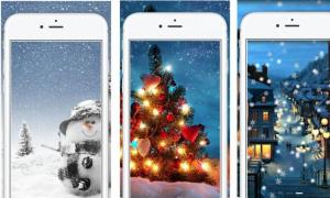 Stiahnite si novoročnú živú tapetu pre Android a iOS (Nový rok)